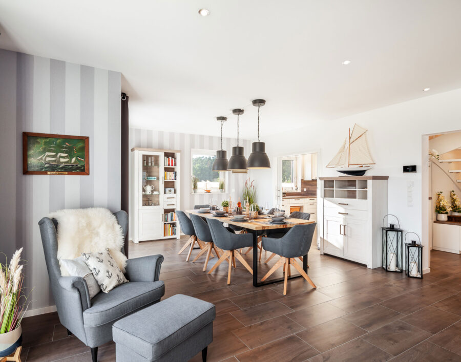 Backstein Huus – Ess- & Wohnzimmer